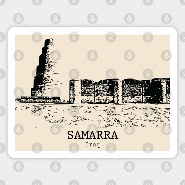 Samarra - Iraq Magnet by Lakeric